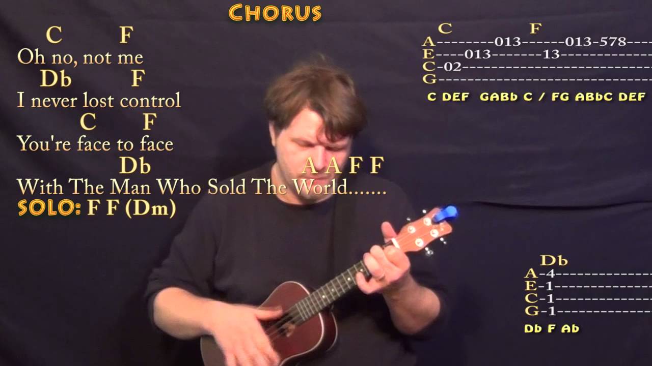 Man Who Sold The World (David Bowie) Ukulele Cover Lesson with Chords/Lyrics