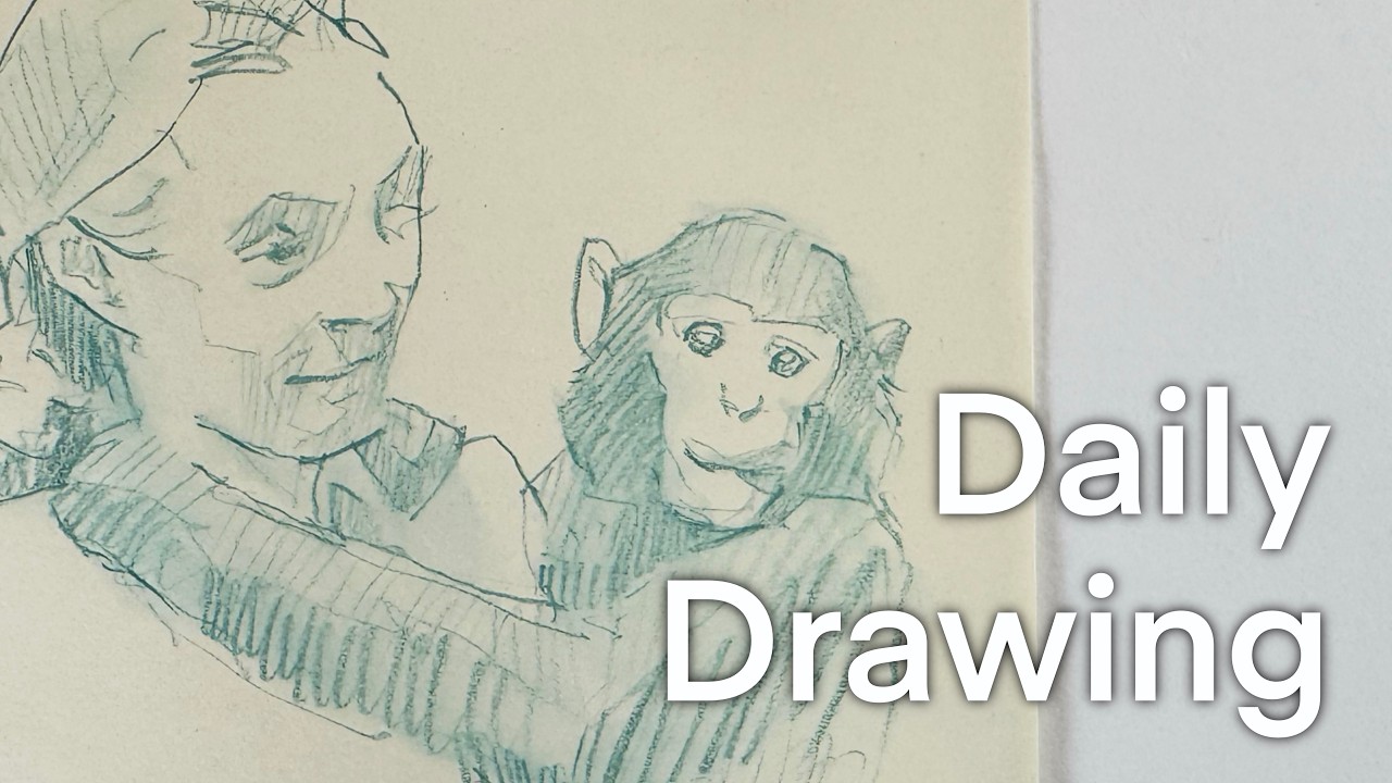Daily Drawing Practice - Jane Goodall