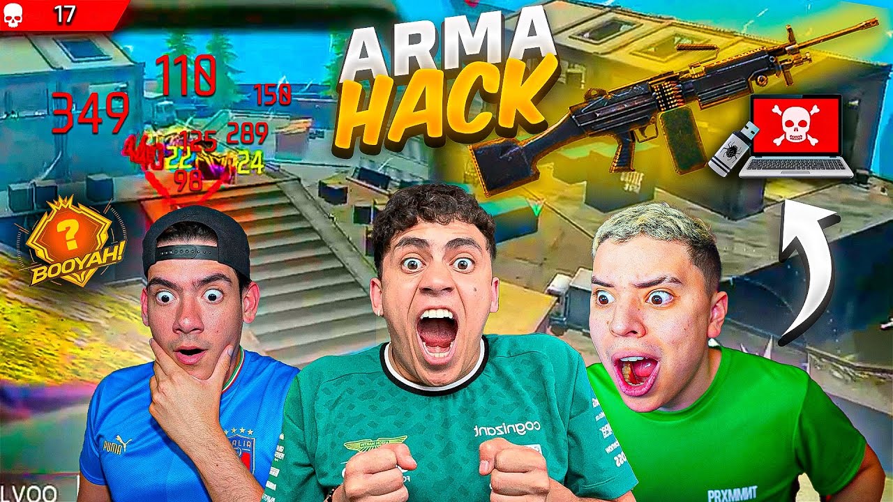 HICIMOS 10 KILLS EN 10 SEGUNDOS CON EL ARMA CON HACKS EN FREE FIRE l Jeanki