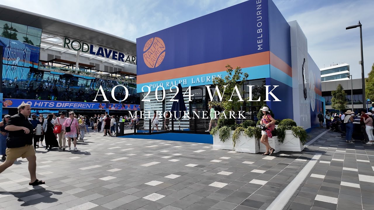 Australian Open 2024 | Melbourne Park Walk | Jan 2024
