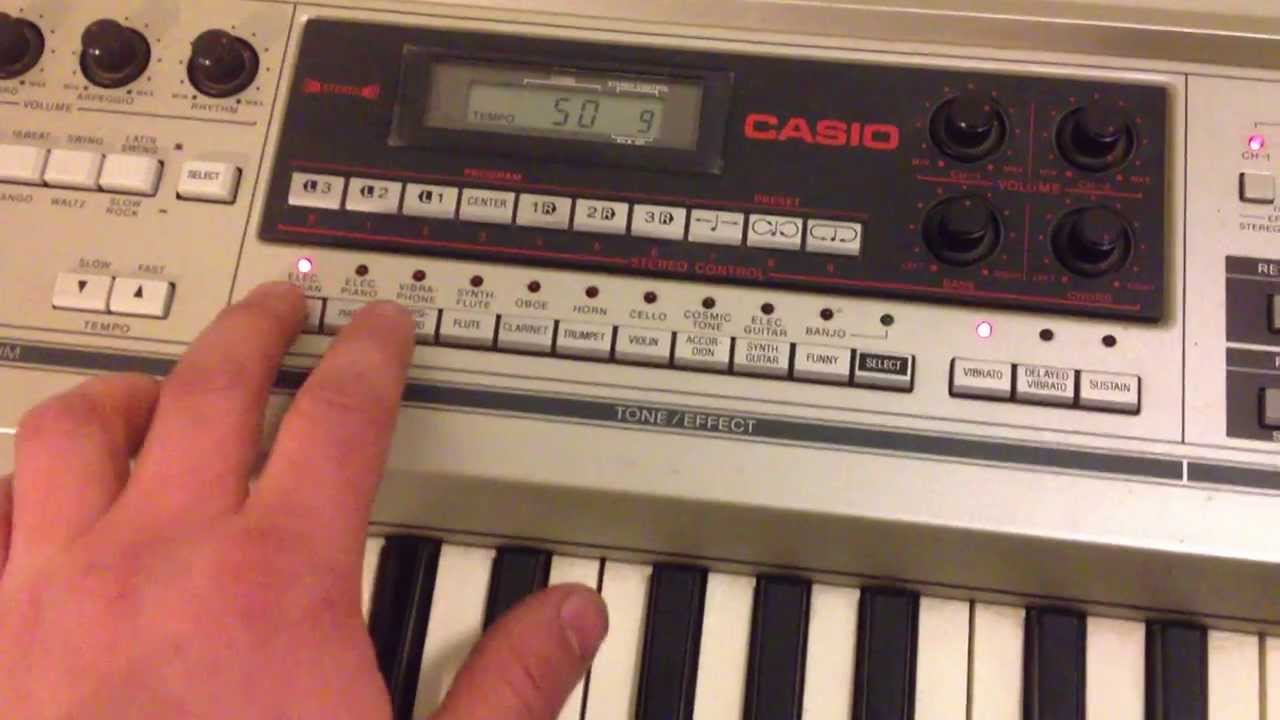 Vintage Casio Casiotone 7000 Review and Demonstration