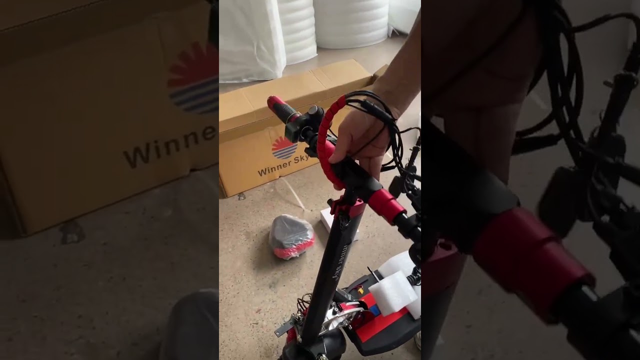 Q2 Electric Scooter Unboxing & Assembly 1