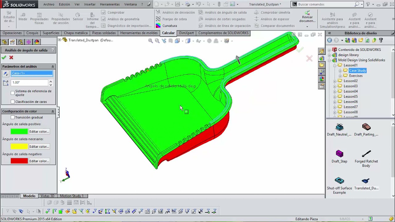 Lección 1 Nucleo y Cavidad - SolidWorks Moldes