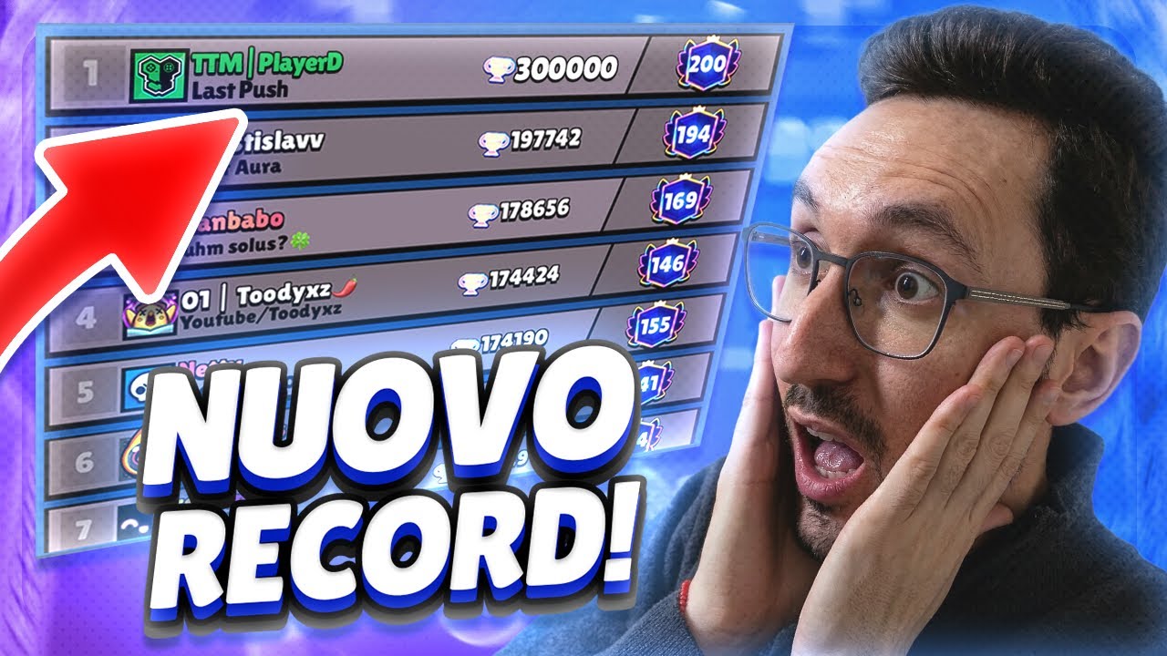IL MIO NUOVO RECORD DI COPPE - Brawl Stars ita