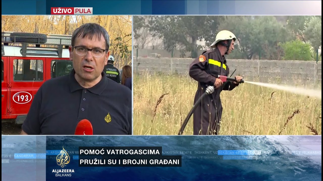 Situacija u Puli se nakon požara vraća u normalno stanje