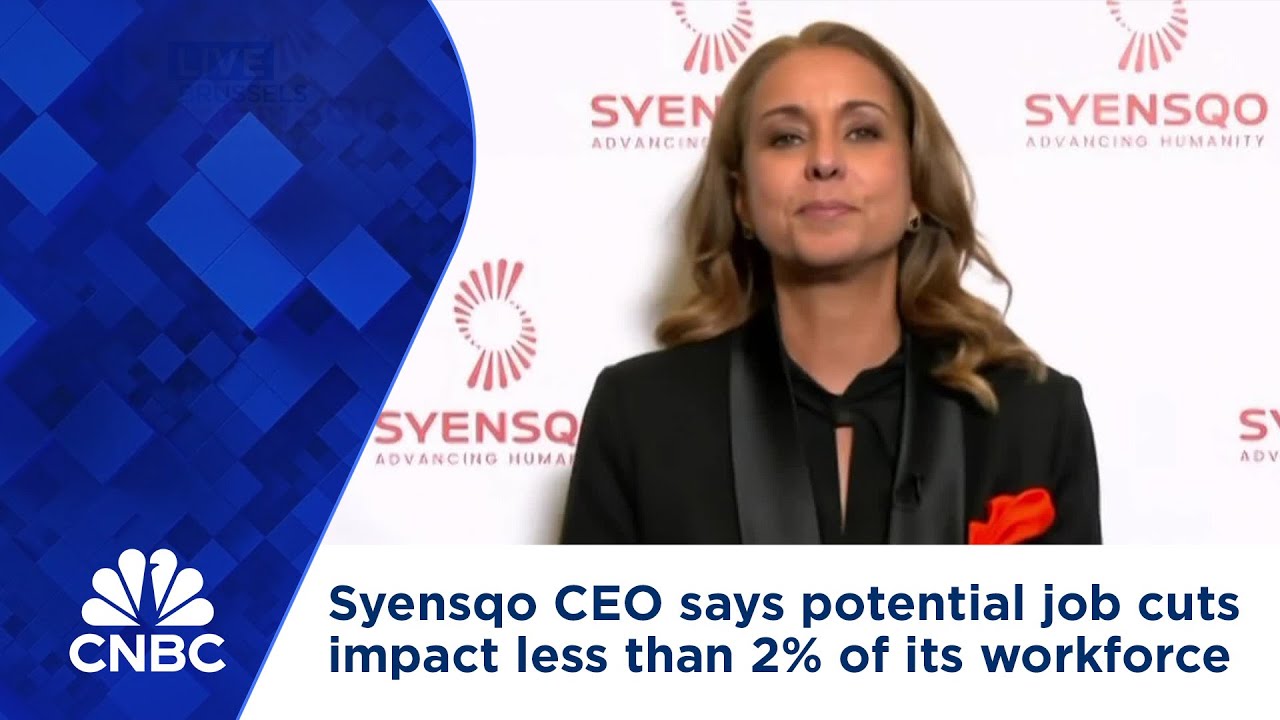 Syensqo CEO says potential job cuts impact less than 2% of its workforce