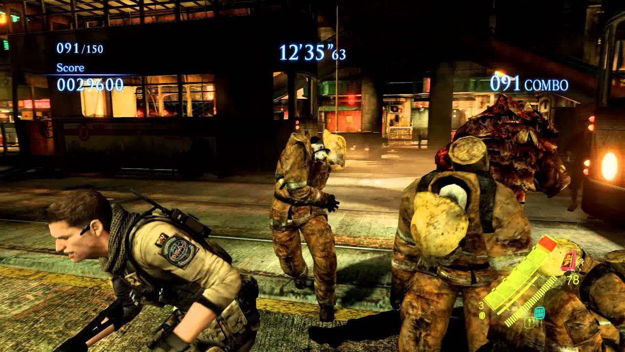 Resident Evil 6 The Mercenaries Solo Urban Chaos 1,364,205 Piers Nivans Default