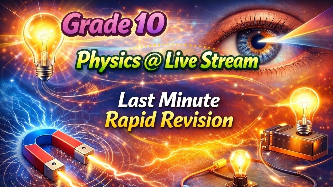 Physics Marathon Grade 10/Dr.K.Karthick/Trichy
