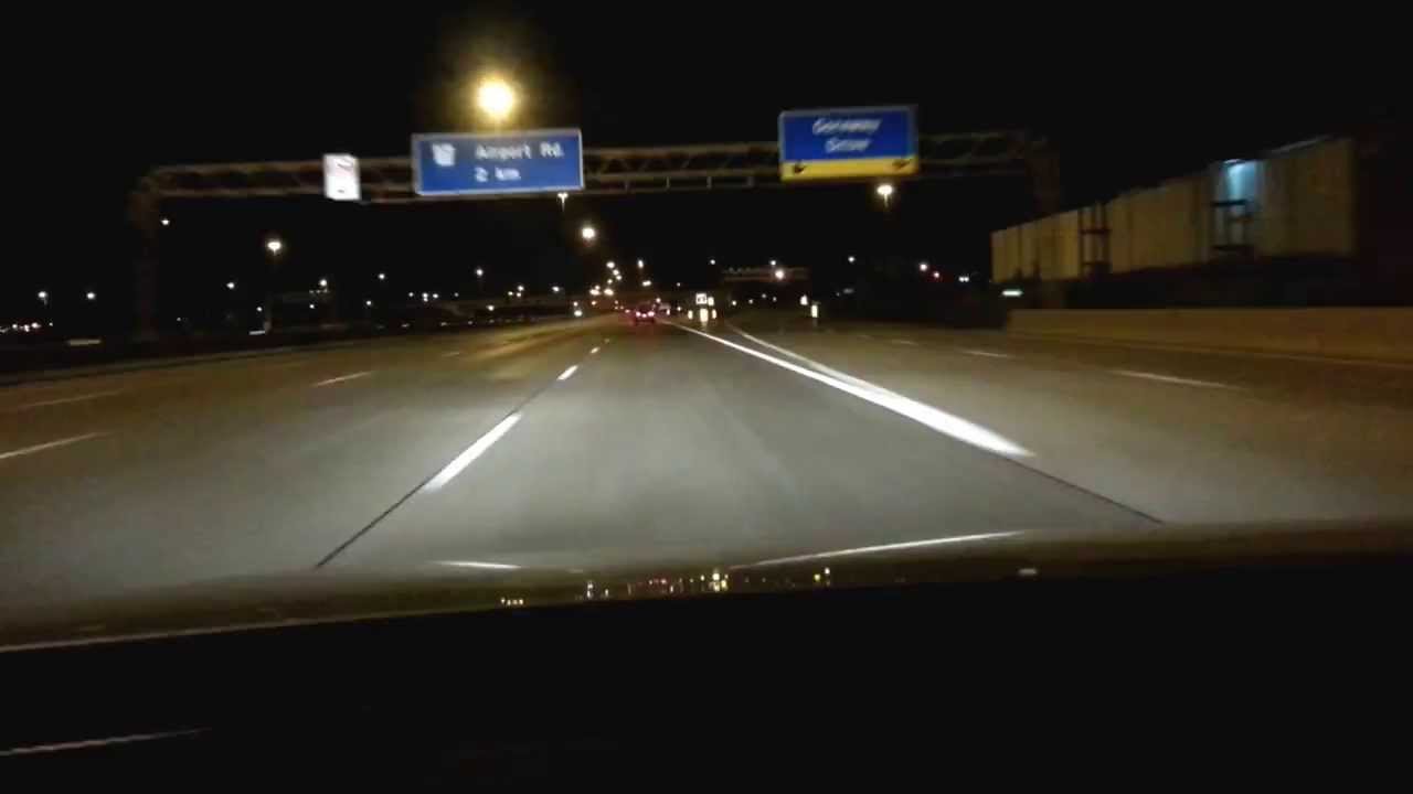 Time lapse night Driving