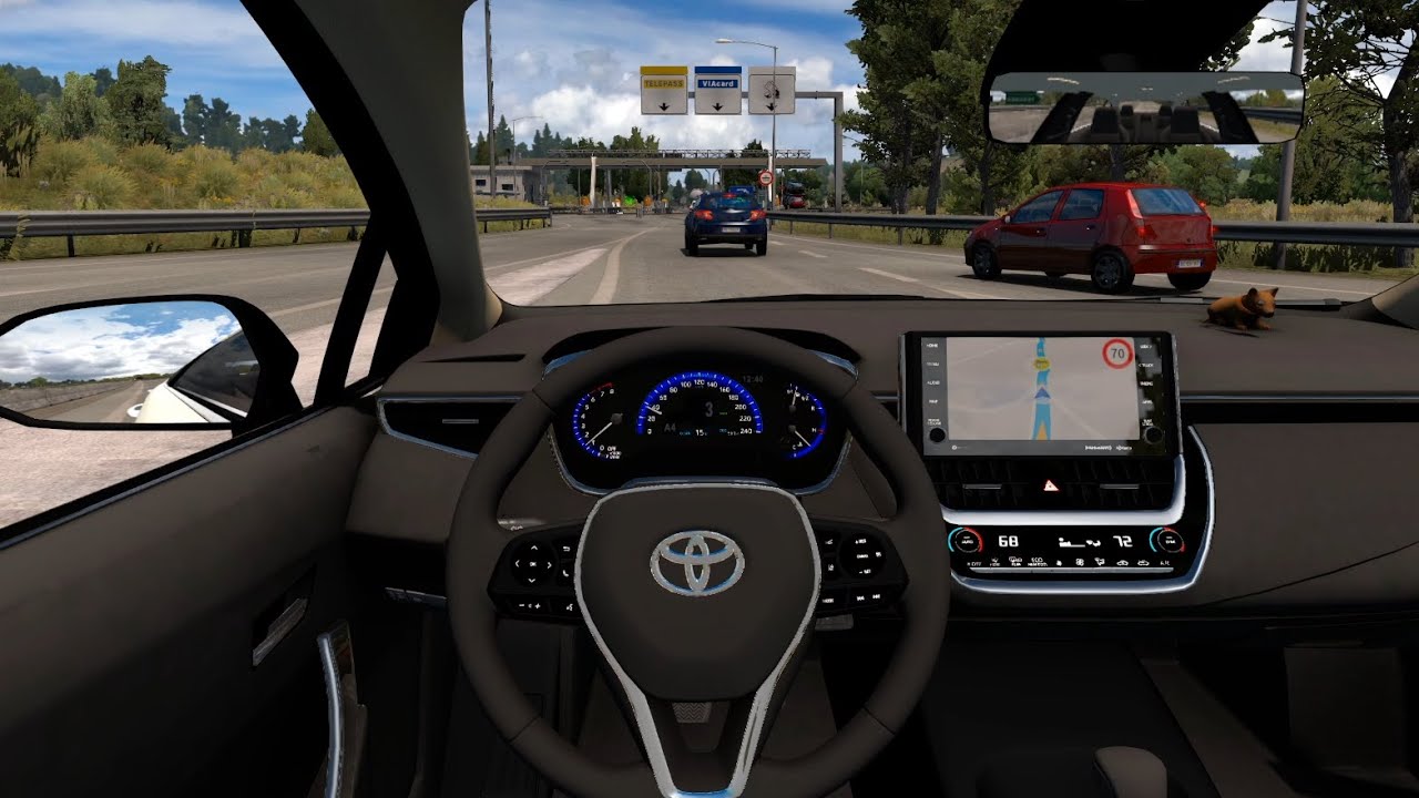 2020 Toyota Corolla - Euro Truck Simulator 2 [Steering wheel gameplay]