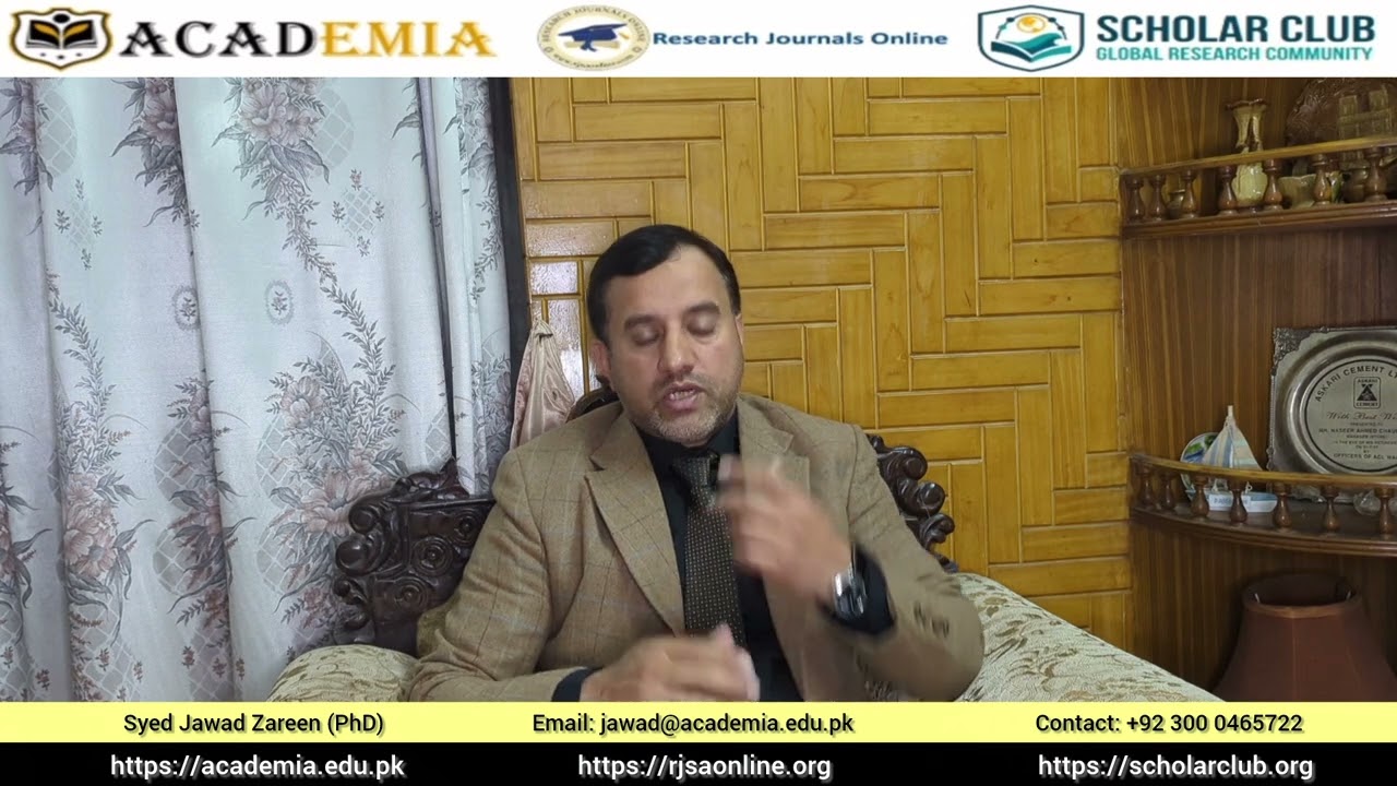 Pakistan in International Academic Publications: Let's Work Together 