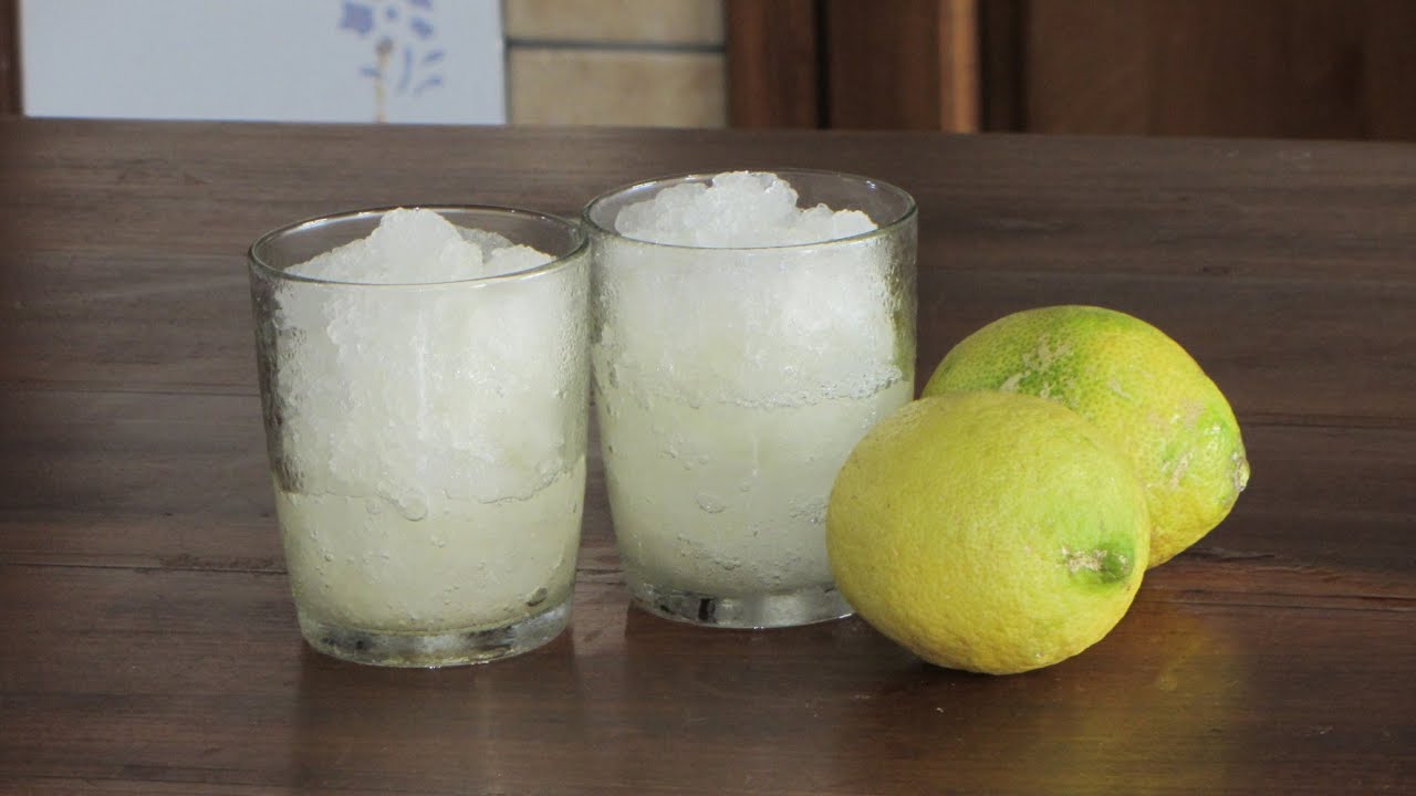 Granita siciliana al limone