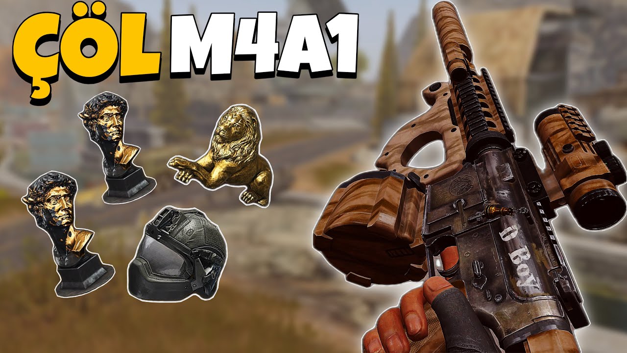 Çöl M4A1’le Taktiksel Oynadım | Cephanelik&Çiftlik 120k | Arena Breakout