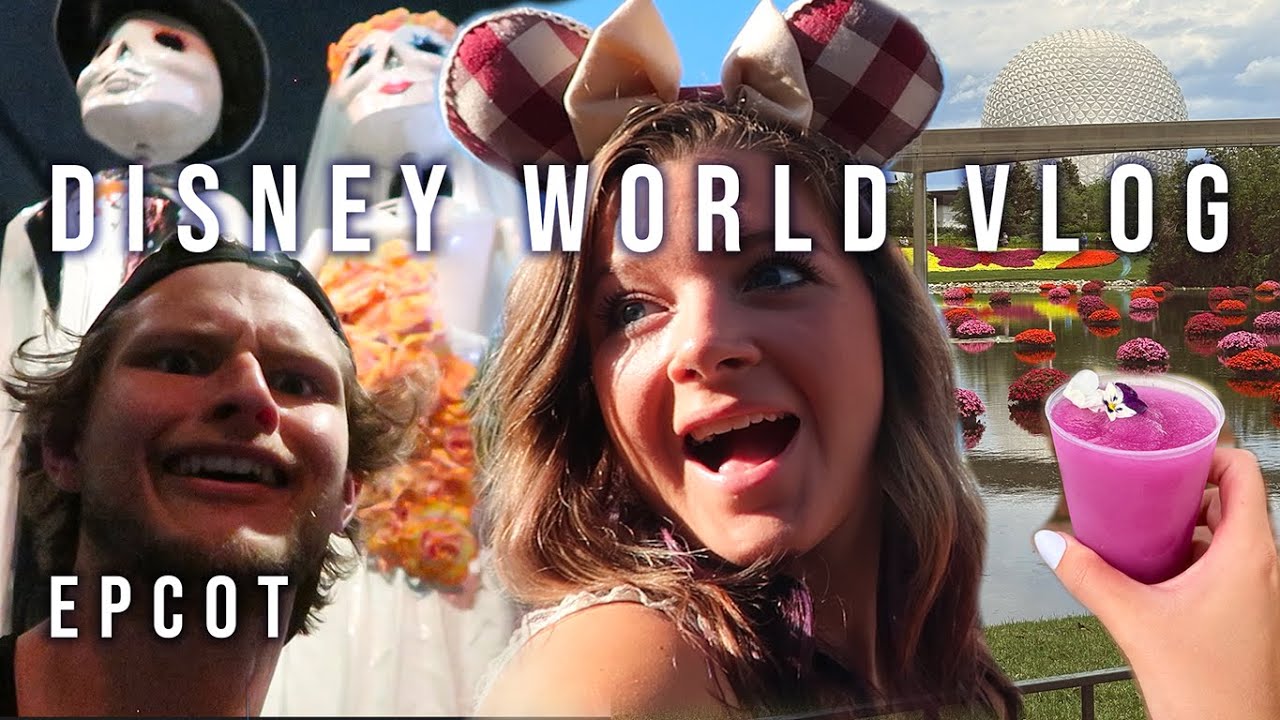 DISNEY WORLD VLOG ✨ Epcot, Flower & Garden, cosmic rewind, ratatouille, frozen ever after, ride POV
