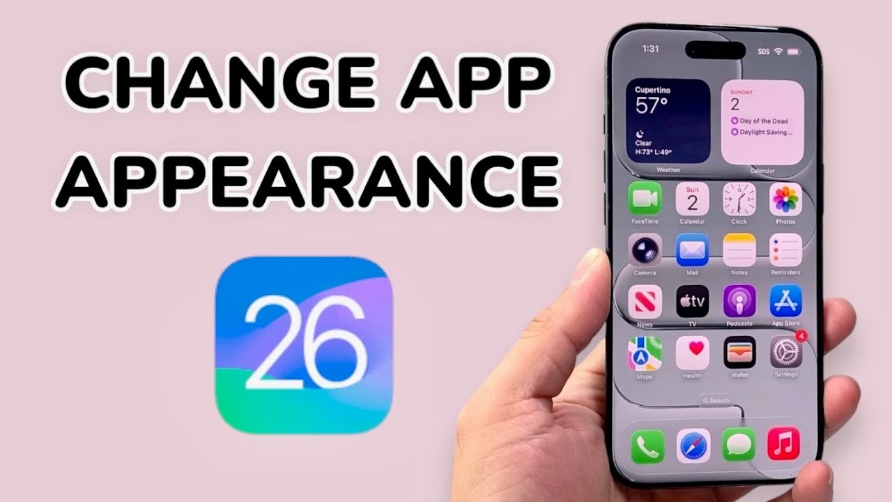 iOS 26: How To Change App Appearance