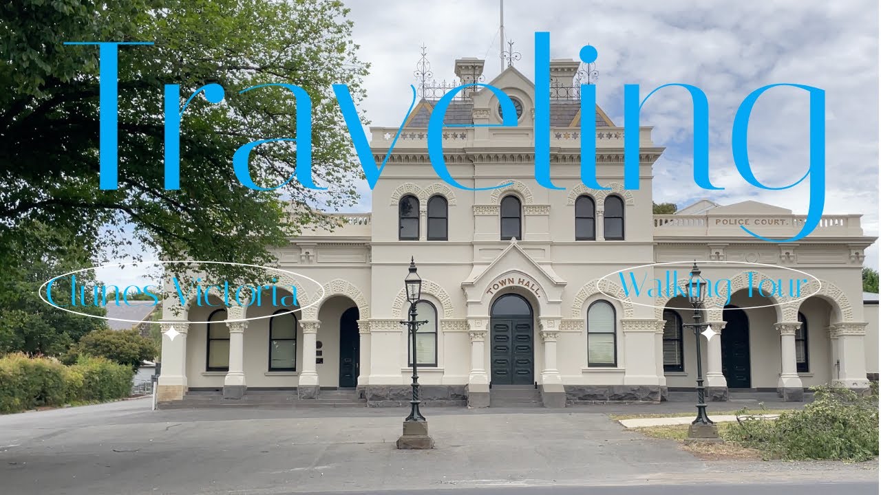 Walking the streets of Clunes Victoria Australia