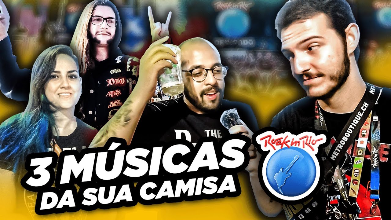 3 músicas da sua camisa | Rock in Rio 2022