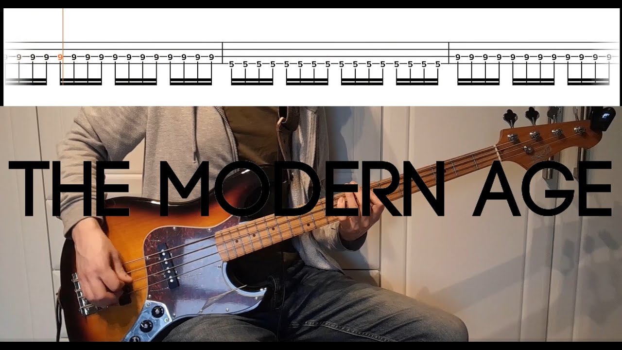 The Strokes - The Modern Age - Bass Cover With TABS