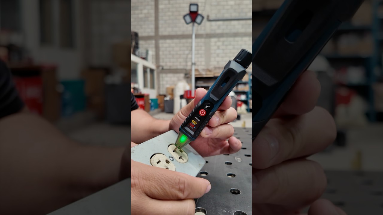 🧐El detector de CORRIENTE ⚡️por inducci&oacute;n #Herramientas #Detectores#Electricidad #Bosch