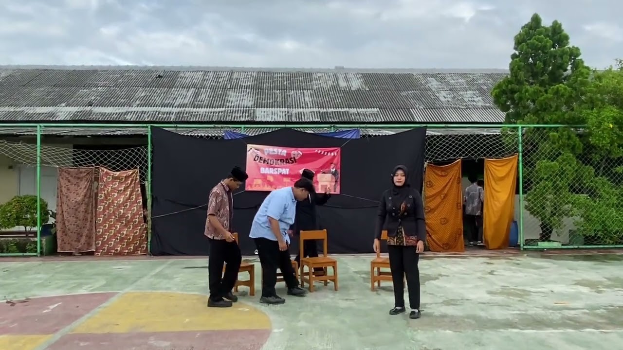 DRAMA BAHASA INDONESIA TEMA POLITIK| PESTA DEMOKRASI 12 IPS 2