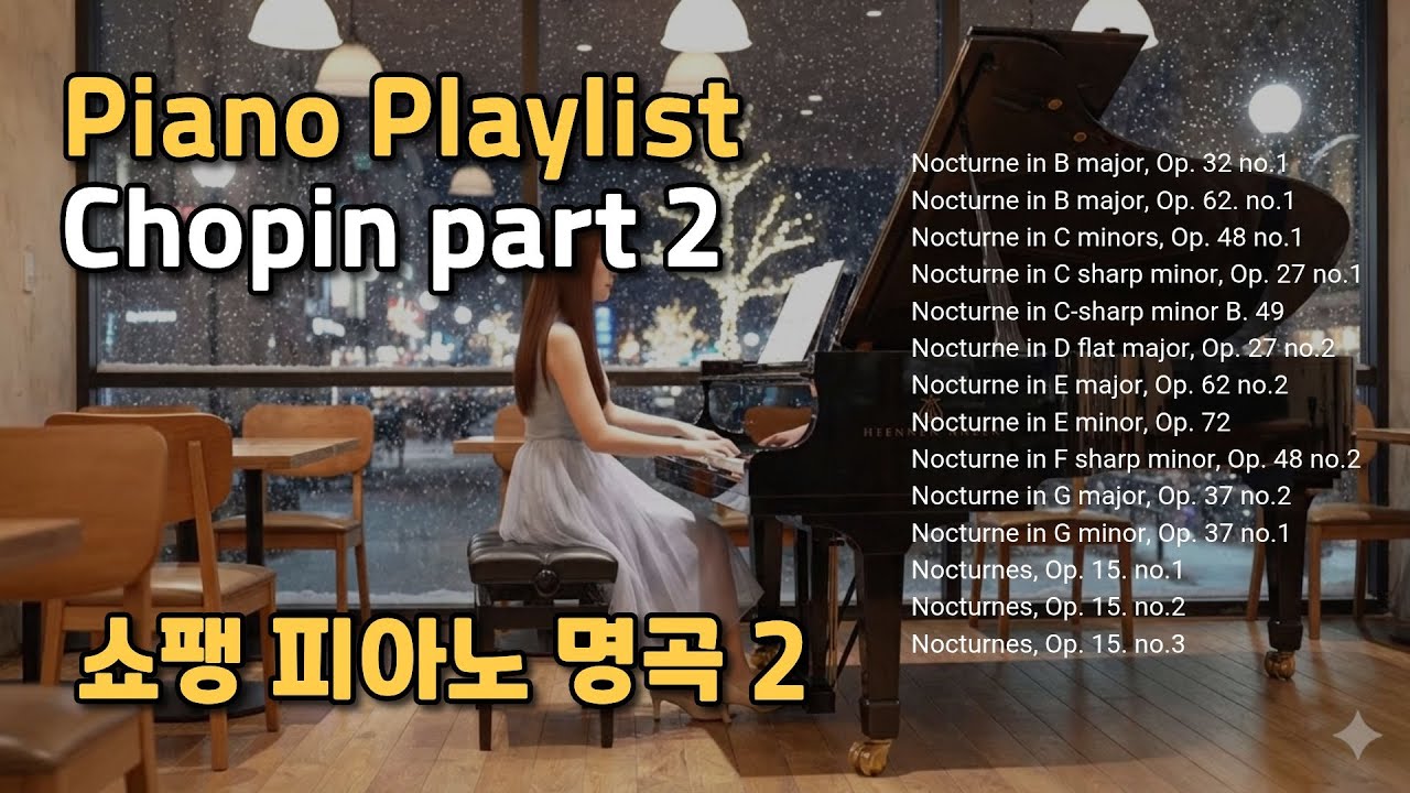 (Playlist) Chopin for the Soul: Soft Piano Music for Stress Relief & Reading
