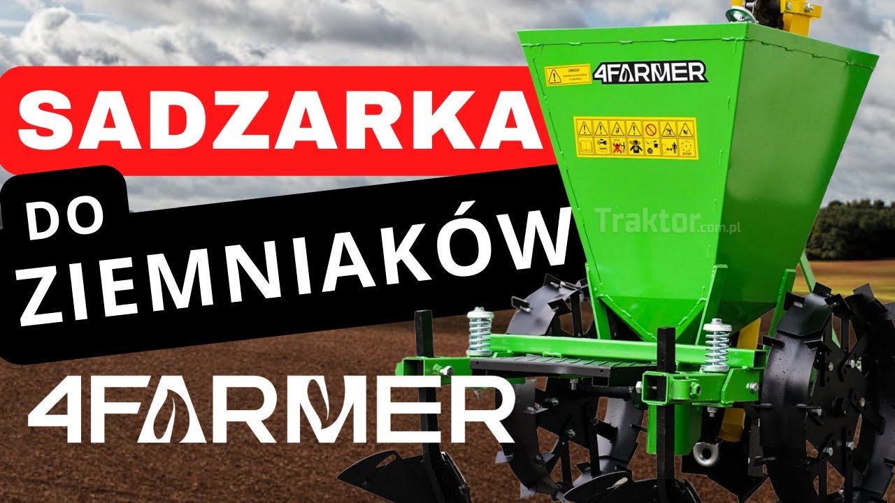 Sadzarka do ziemniaków jednorzędowa :: 4Farmer :: Traktor.com.pl