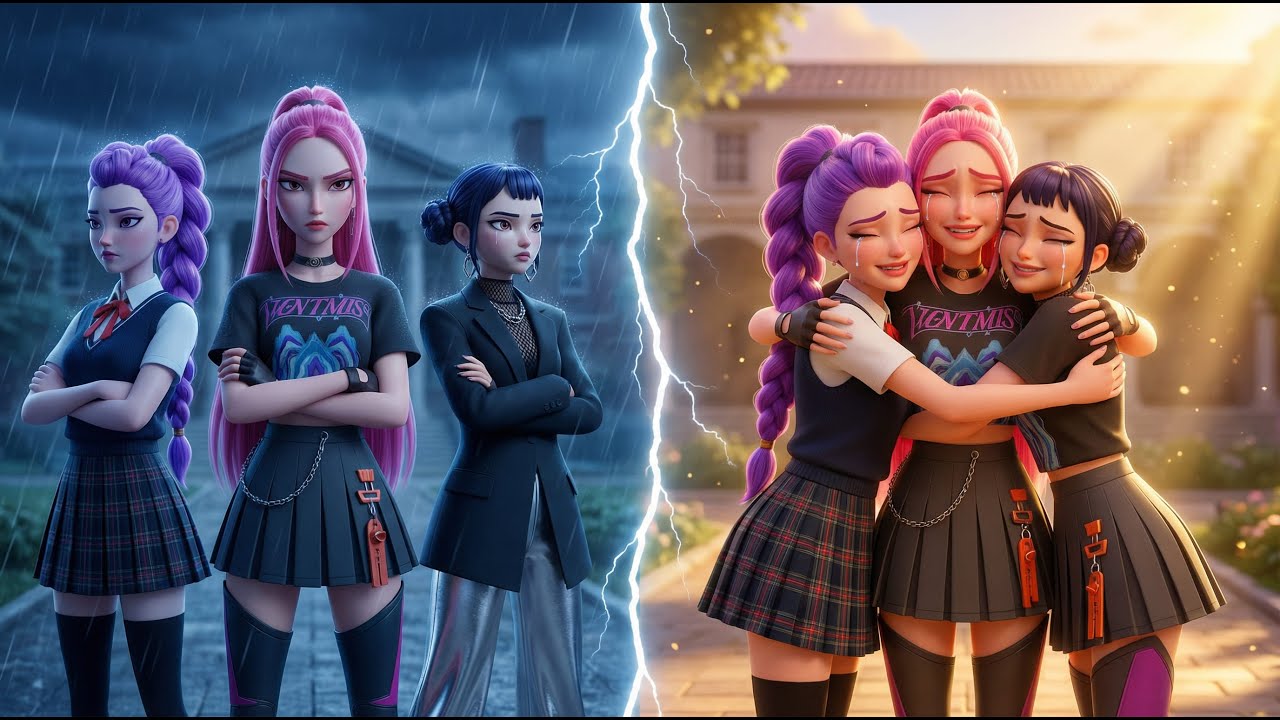 They Hated Each Other At First Sight... | Kpop Demon Hunters Animation