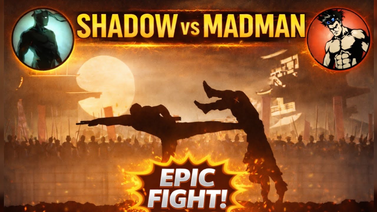SHADOW vs MADMAN ⚡ Who is Strongest? | Epic 1v1 Battle | Gohel Gaming