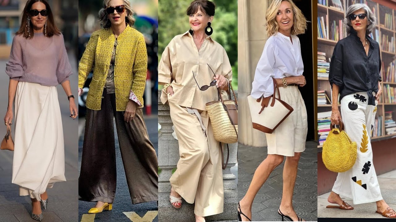 Natural Older Women OVER 50 60 70 | Summer Fashion 2026 For Women #summeroutfit 
