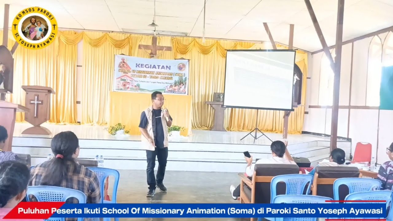 Puluhan Peserta Antusias Ikuti Kegiatan School Of Missionary Animators (SOMA) di Paroki Ayawasi