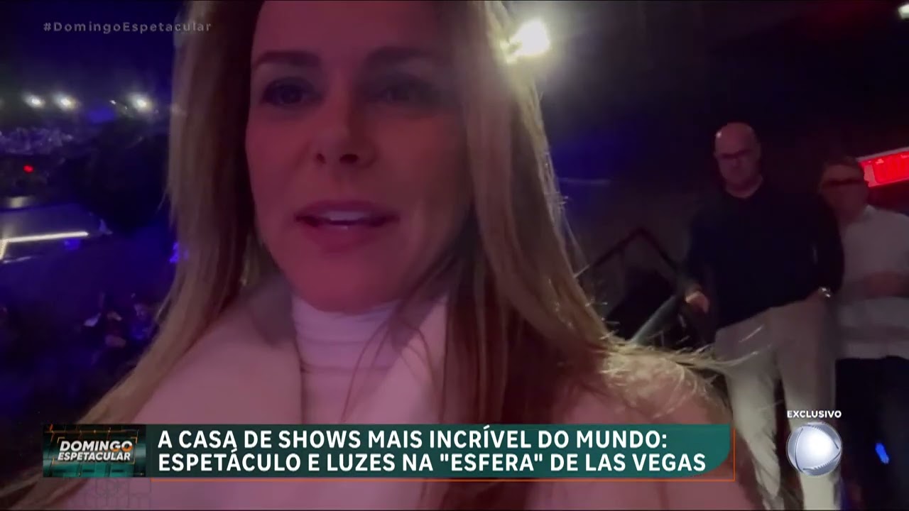 'Domingo Espetacular' mostra a estrutura da casa de 'shows' mais incrível do mundo