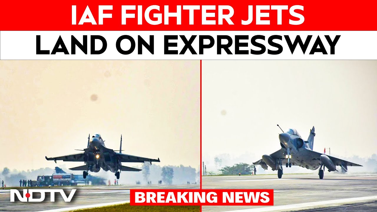 Indian Air Force | IAF Fighter Jets | Indian Air Force Fighter Jets Land On Ganga Expressway