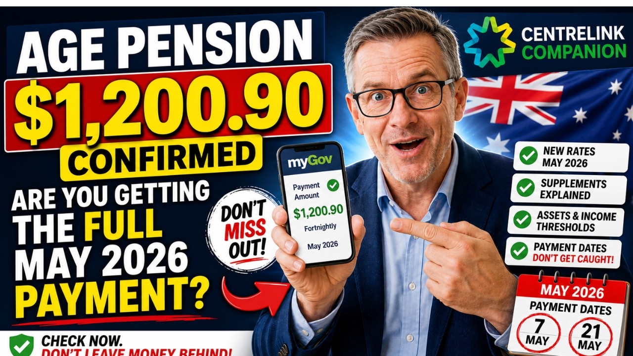 Age Pension $1,200.90 CONFIRMED &mdash; Are You Getting the FULL May 2026 Payment?&rdquo;