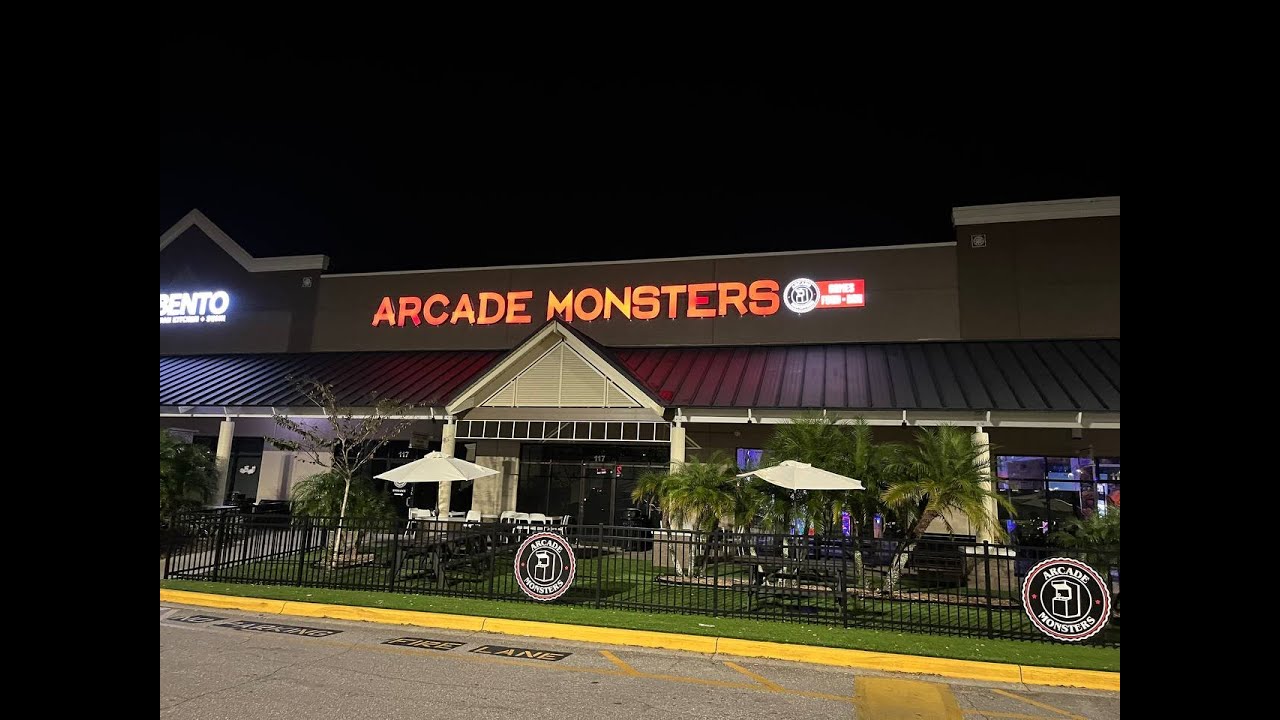 Arcade Monsters Oviedo FL Walkthrough Tour! (11/22)