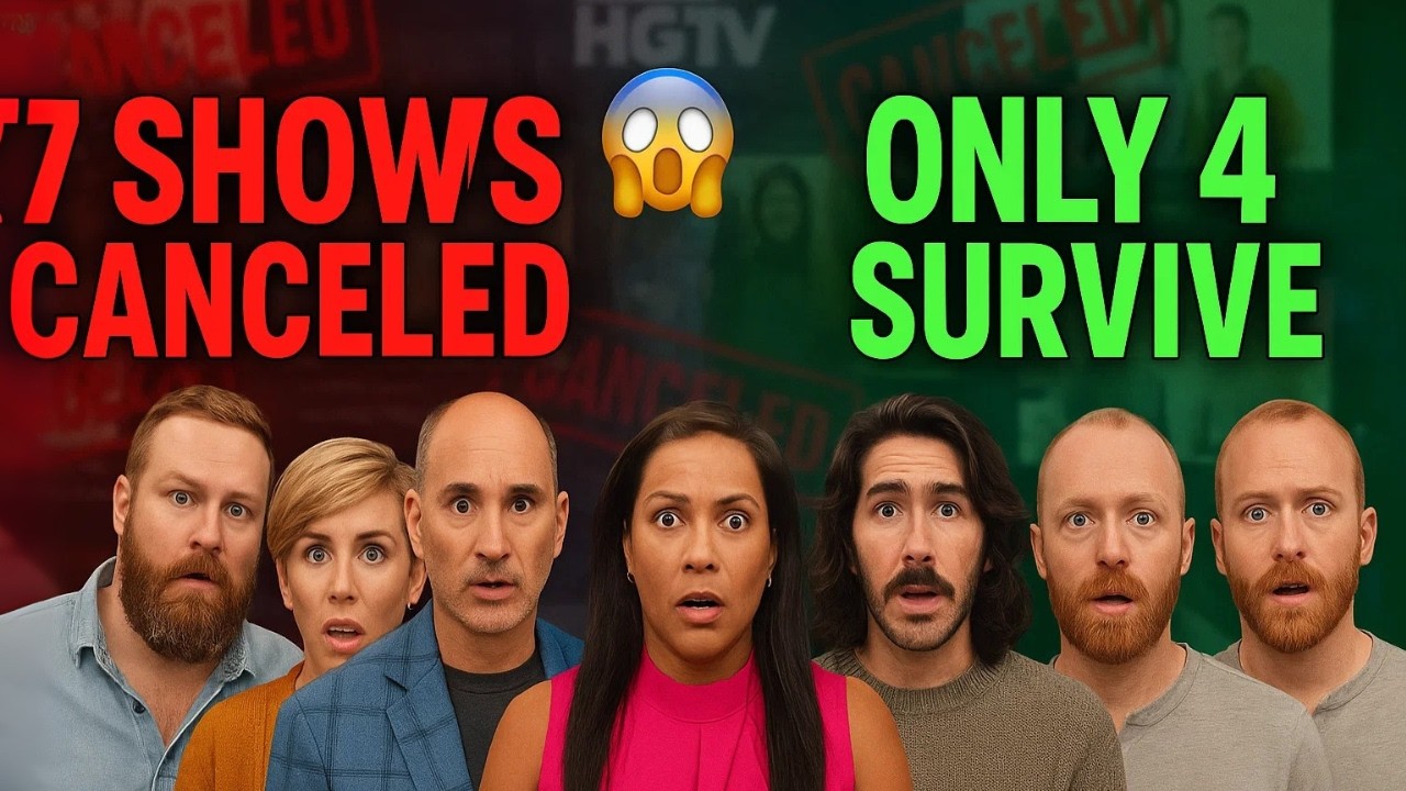 HGTV SHOCKING Shake UP - 7 Shows Canceled, Only 4 Survive in 2025