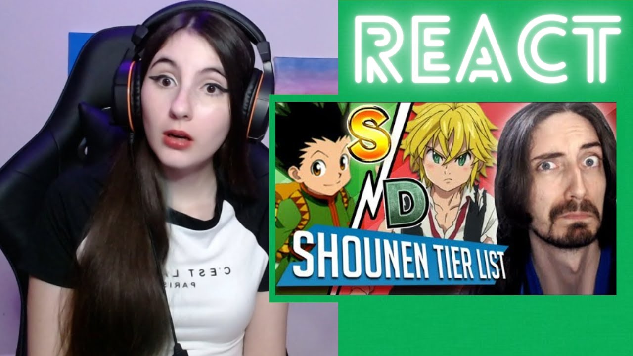 REACT Meu ranking de shounen - Jumentossauro