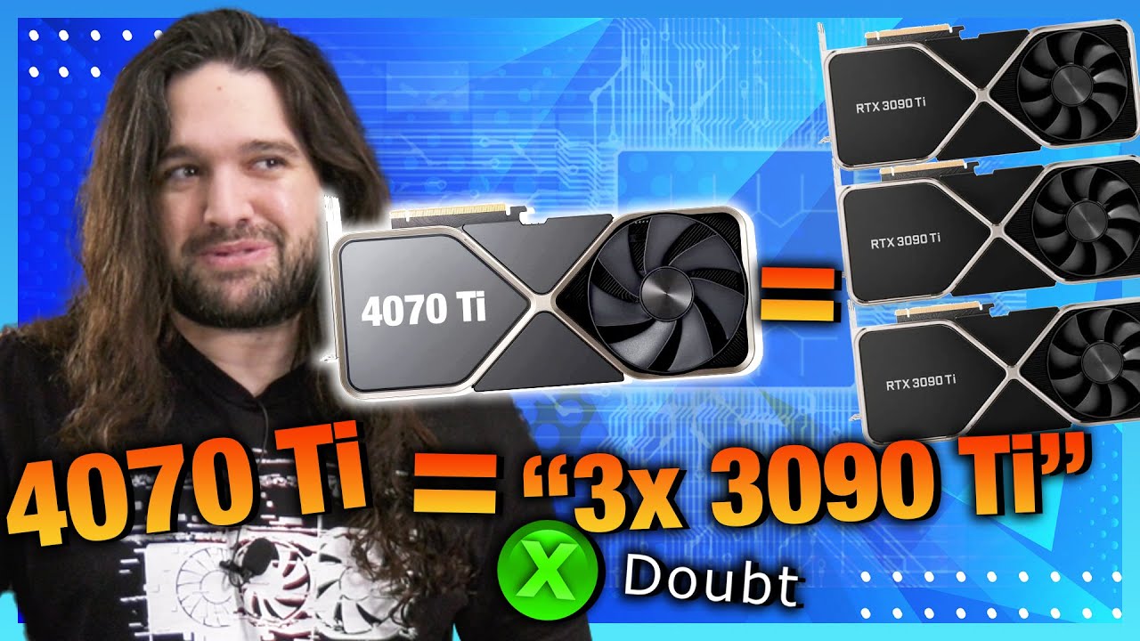NVIDIA's Insane 4070 Ti Marketing, RTX 40 Laptops, & Super Resolution Video