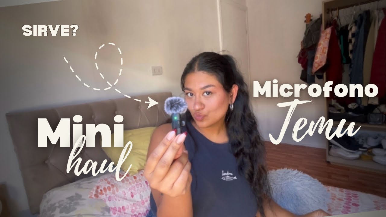 Compré micrófonos en Temu ¿sirven o no? | mini haul 