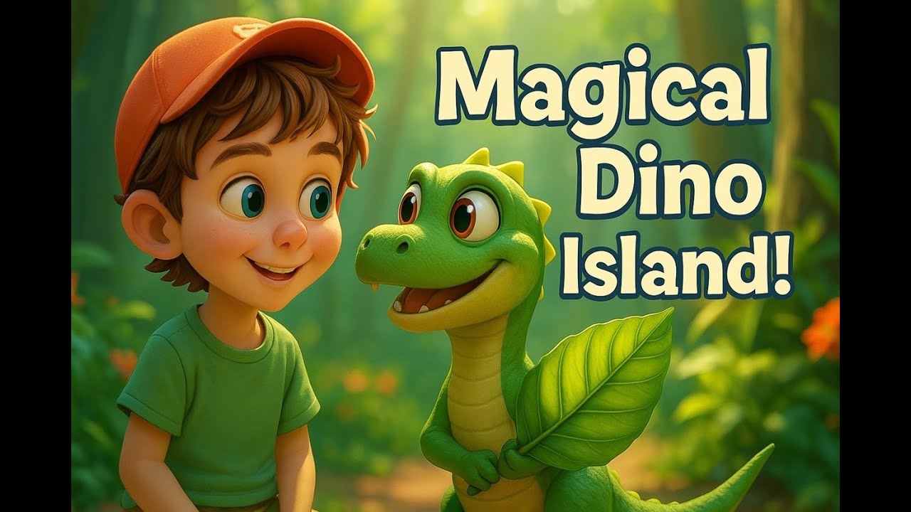 Adventure on Dinosaur Island | A Magical 3D Animated Bedtime Story for Kids