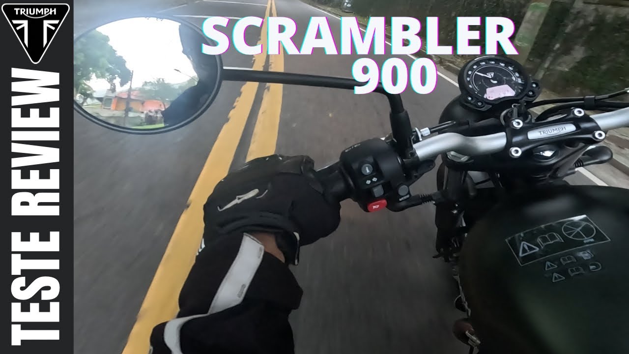 TRIUMPH SCRAMBLER 900, TESTAMOS  NA SERRINHA E ADORAMOS!
