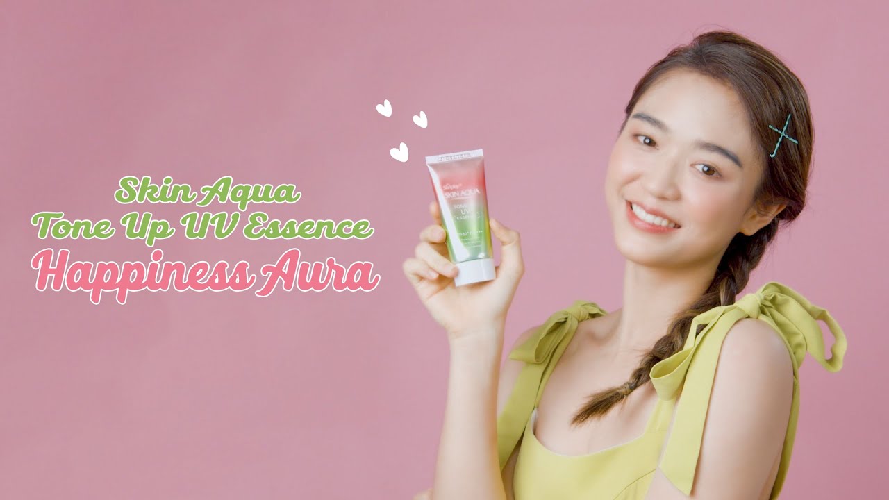 SKIN AQUA TONE UP UV ESSENCE (HAPPINESS AURA) - Dạng Tinh chất - CHỐNG NẮNG N&Acirc;NG T&Ocirc;NG HẠNH PH&Uacute;C