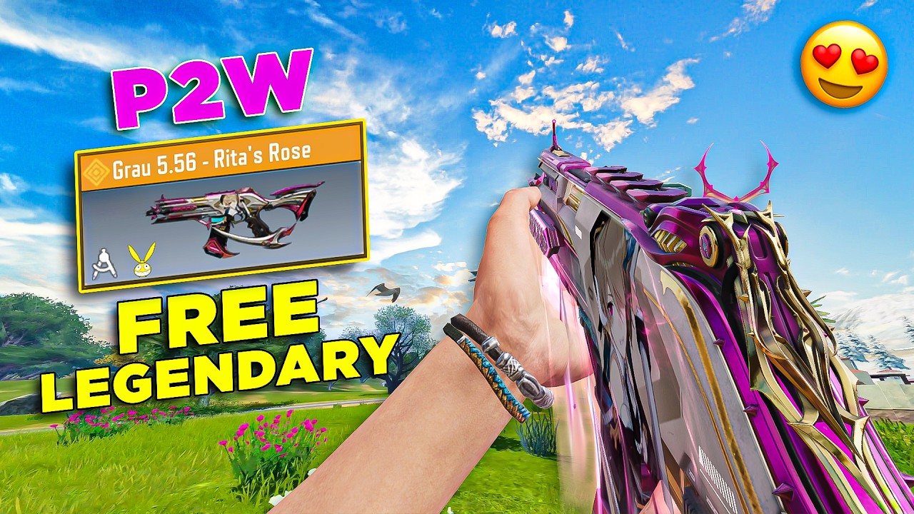 *Новый* бесплатный легендарный Grau-5.56 ( P2W ) 😍 в COD Mobile