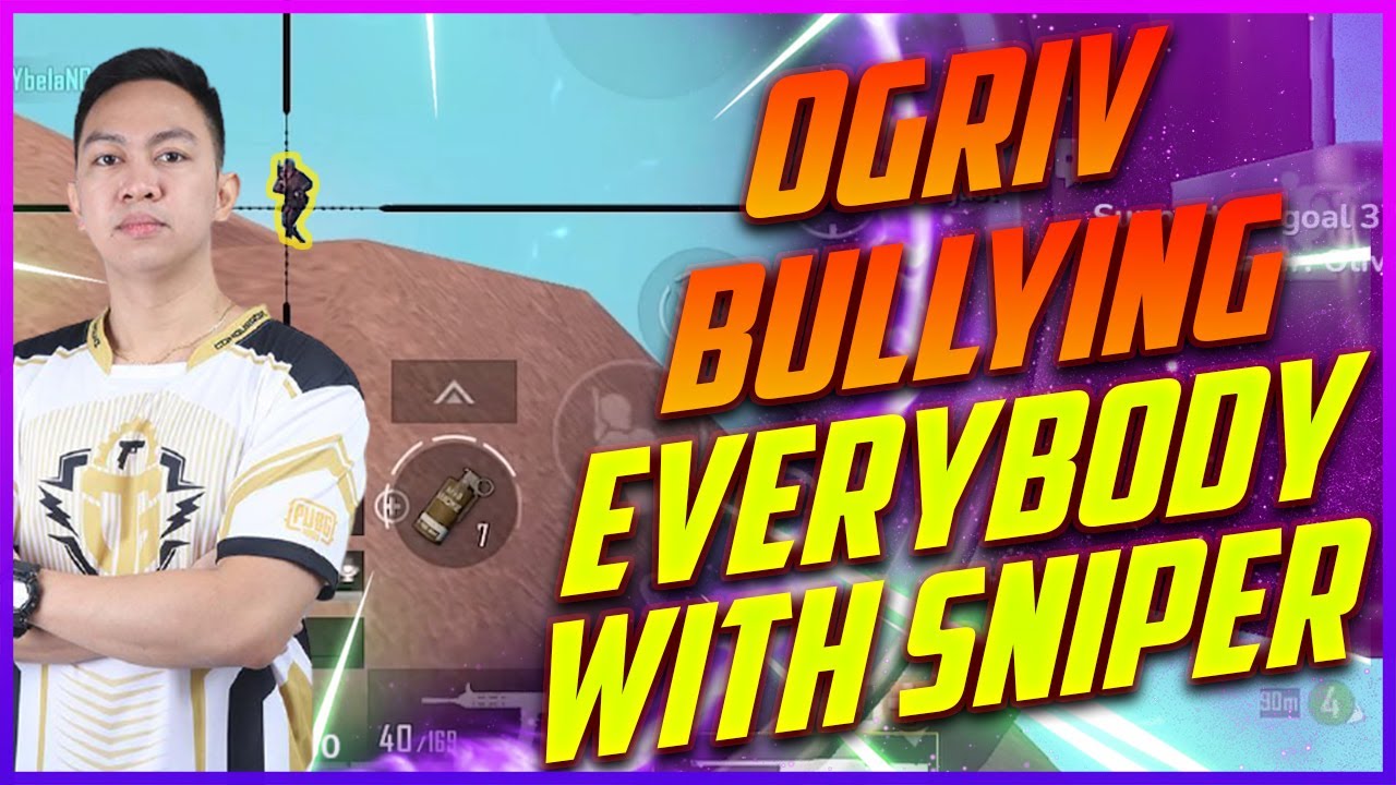 OGRIV BULLYING EVERYBODY WITH SNIPER | PUBG MOBILE (PHILIPPINES)