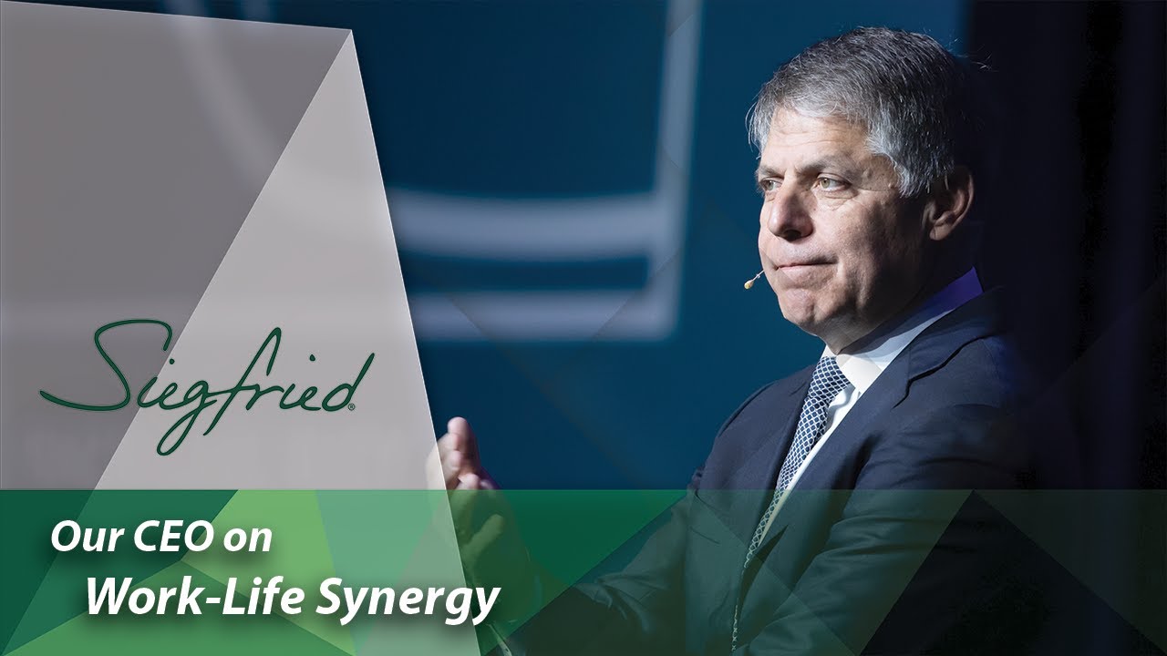 Our CEO on Work-Life Synergy | Siegfried