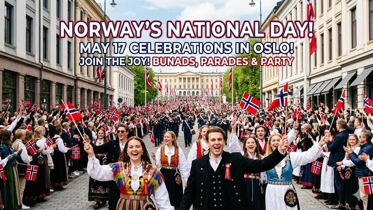 🇳🇴 Norway Constitution Day 2026 | May 17th Parade, Oslo Streets, Nordic Celebration in Stunning 4K