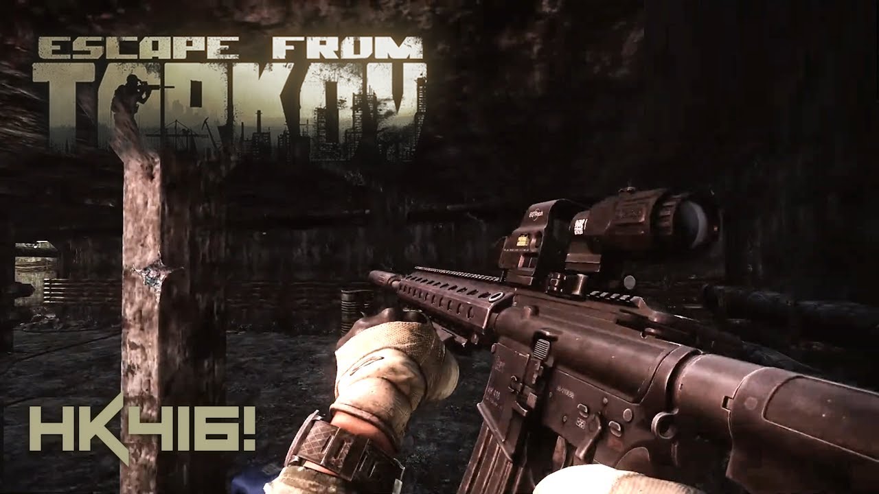 More Escape from Tarkov gameplay. HK 416!