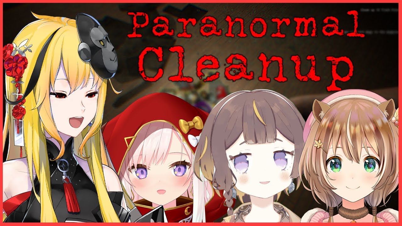 【Paranormal Cleanup】im so scared 🥺🥺🥺【hololiveID】