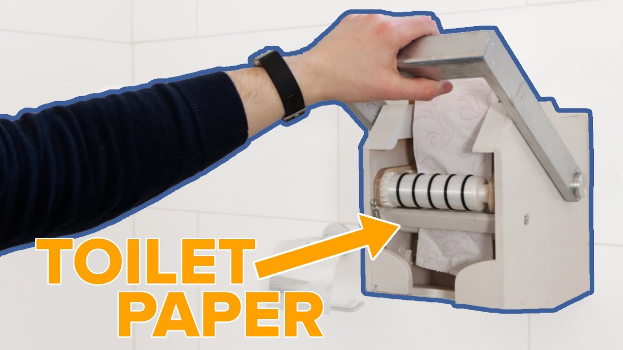 One hand toilet paper machine - Automatic toilet paper dispenser