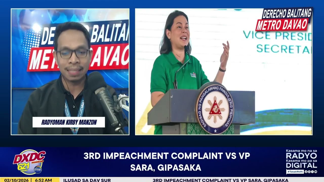 3RD IMPEACHMENT COMPLAINT VS VP SARA, GIPASAKA‎‎