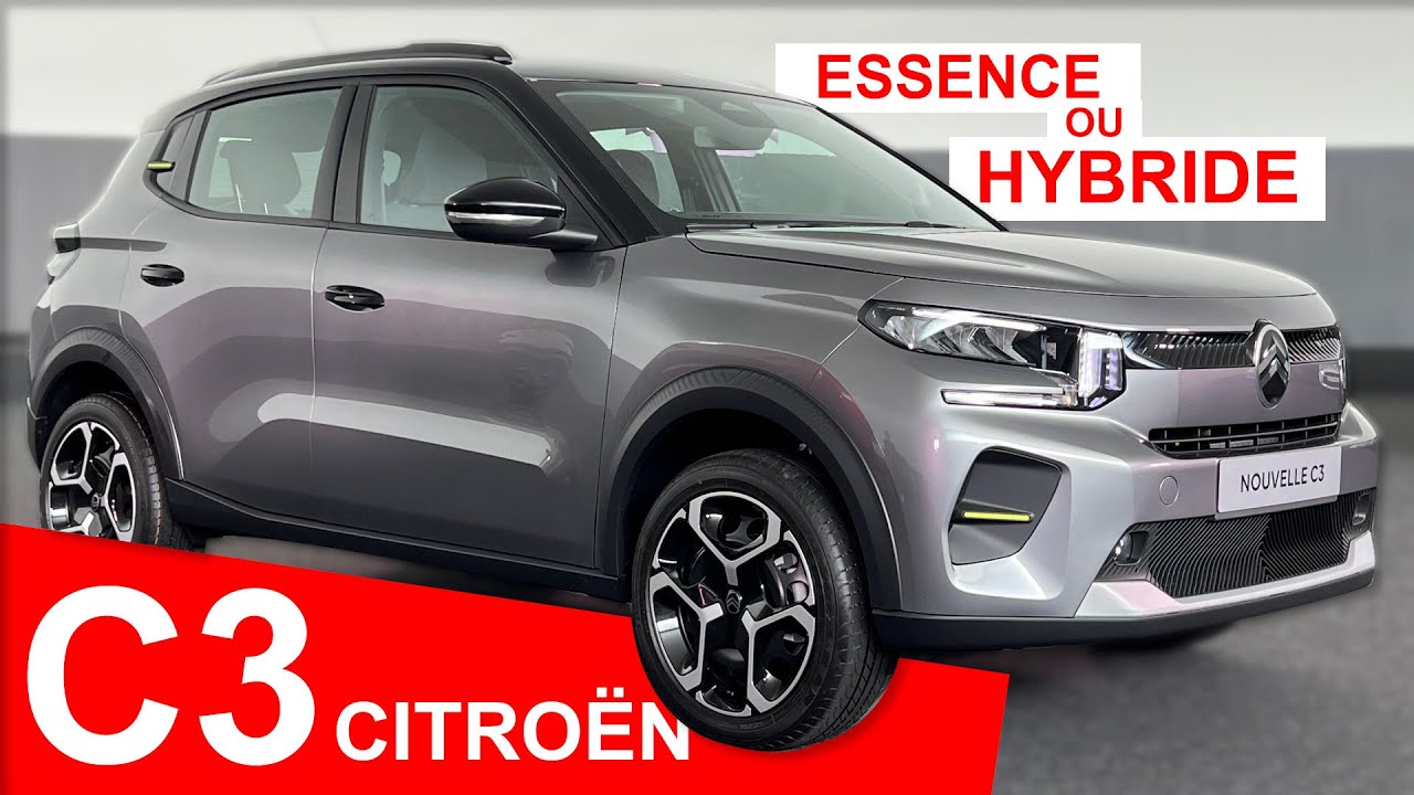 CITROEN C3 HYBRIDE ET ESSENCE : TOUS LES DETAILS ! (Gamme, intérieur, innovations techniques...)